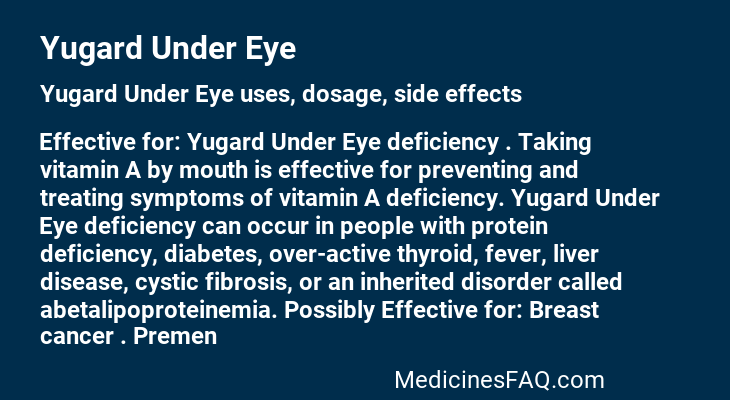 Yugard Under Eye