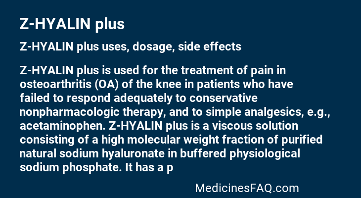 Z-HYALIN plus