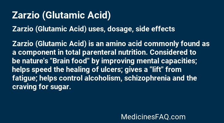 Zarzio (Glutamic Acid)