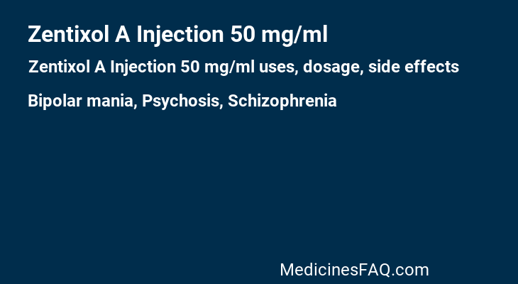 Zentixol A Injection 50 mg/ml