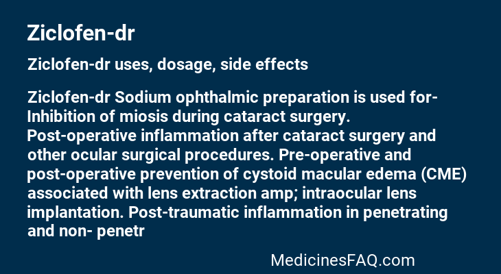 Ziclofen-dr