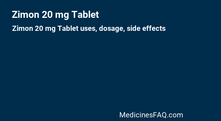 Zimon 20 mg Tablet