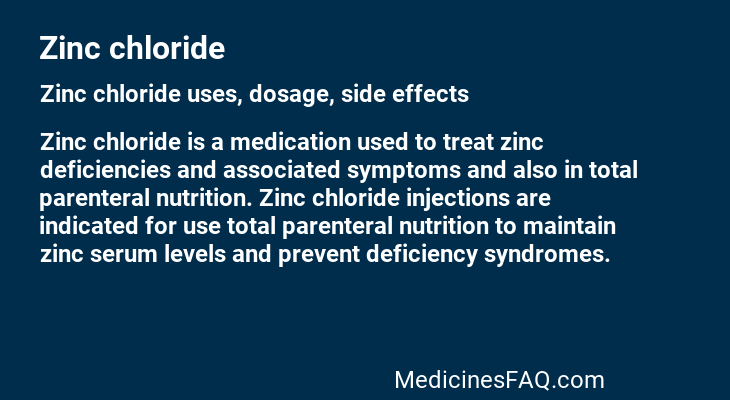 Zinc chloride