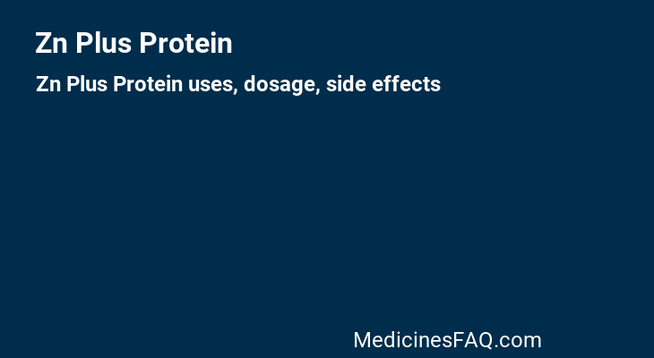 Zn Plus Protein