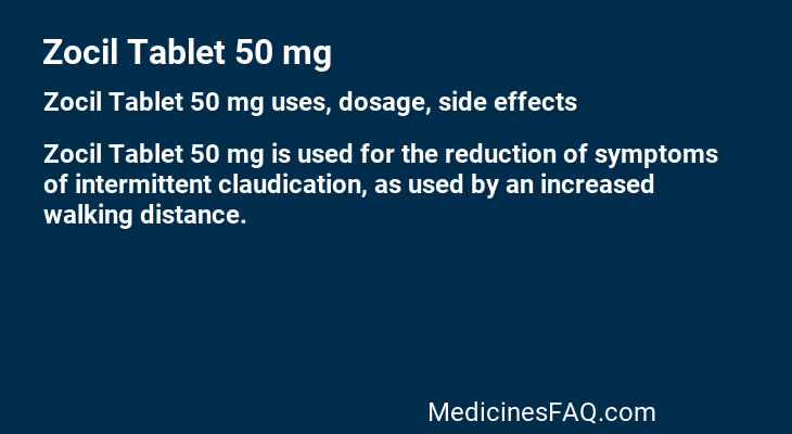 Zocil Tablet 50 mg