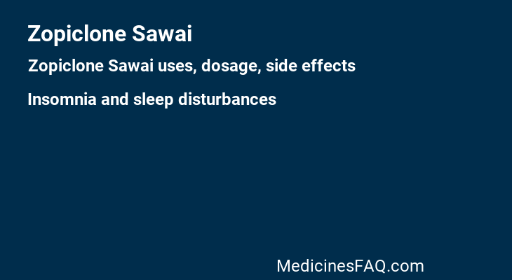 Zopiclone Sawai