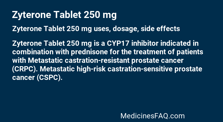 Zyterone Tablet 250 mg
