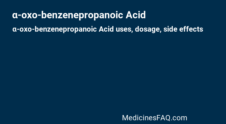 α-oxo-benzenepropanoic Acid