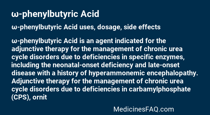 ω-phenylbutyric Acid
